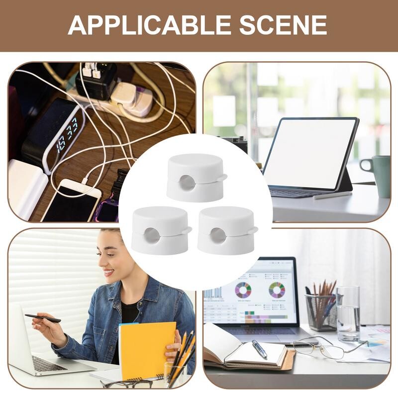 Držač kabela Organizator za upravljanje kabelom za punjenje Organizator Nije potrebno bušenje Žica Držač punjača za USB kabele Računalo