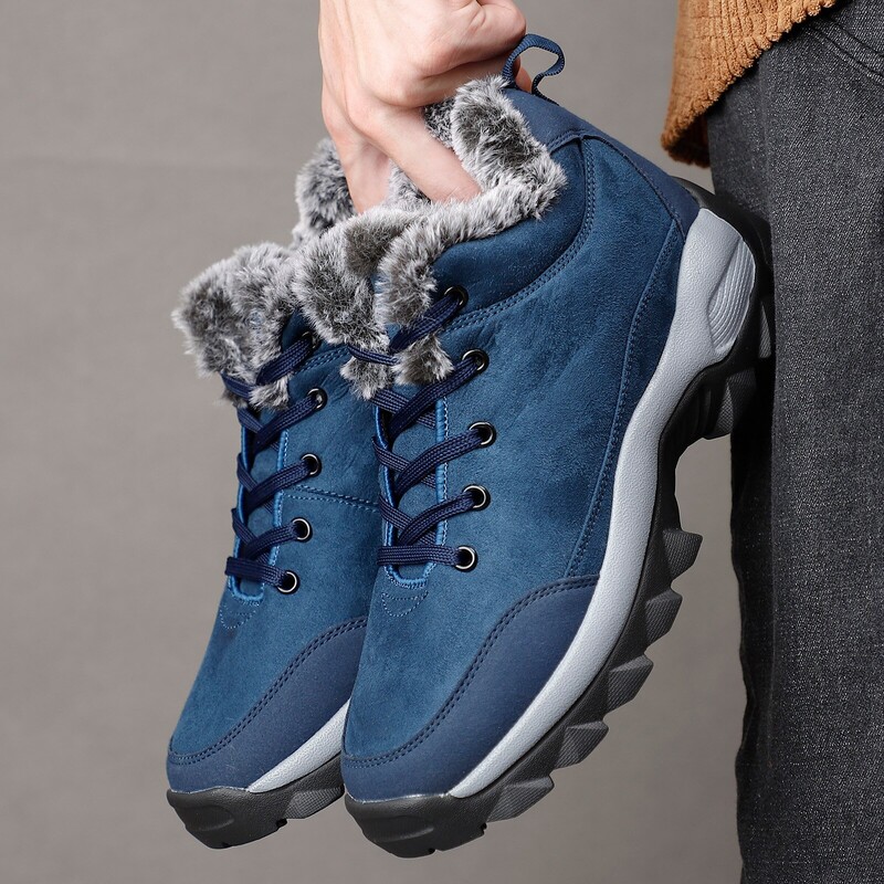Muške čizme za snijeg Vanjske cipele za muškarce Tenisice s debelim đonom za muškarce Zimske cipele Botine Tenis Keep Warm Flow Muške gležnjače