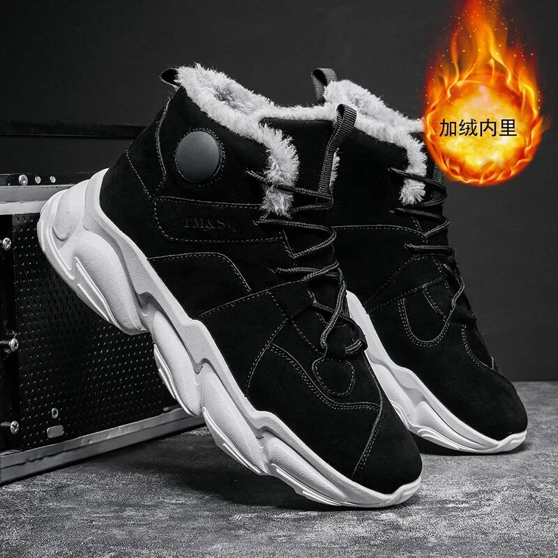 Muške čizme Zimske cipele Muška obuća Toplo krzno Čizme za snijeg Gležnjače Botas Hombre Zimske čizme za muškarce Plišane zimske tenisice 2022 Novo