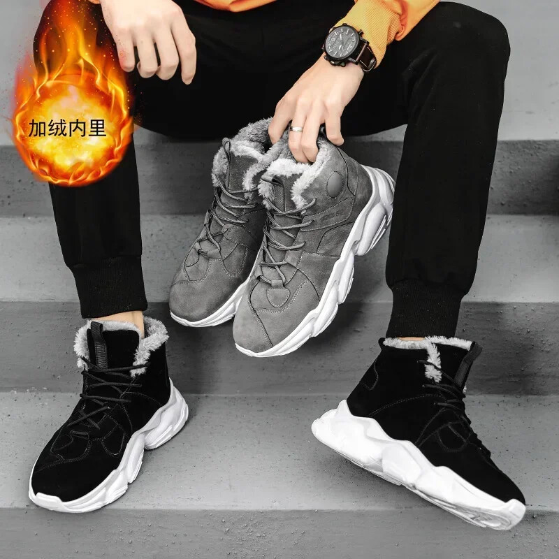 Muške čizme Zimske cipele Muška obuća Toplo krzno Čizme za snijeg Gležnjače Botas Hombre Zimske čizme za muškarce Plišane zimske tenisice 2022 Novo
