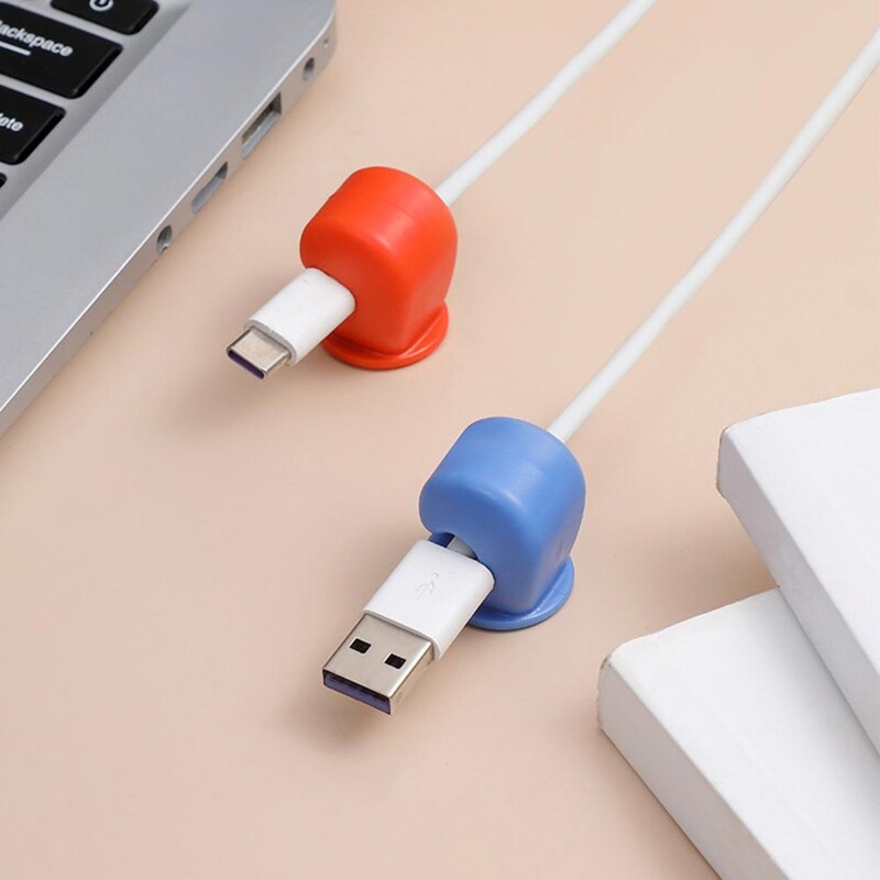 3 komada izvrsnih organizatora žičanih kabela u obliku šake Zidni umjetnički ukrasni držači kabela 3 boje Kompaktni