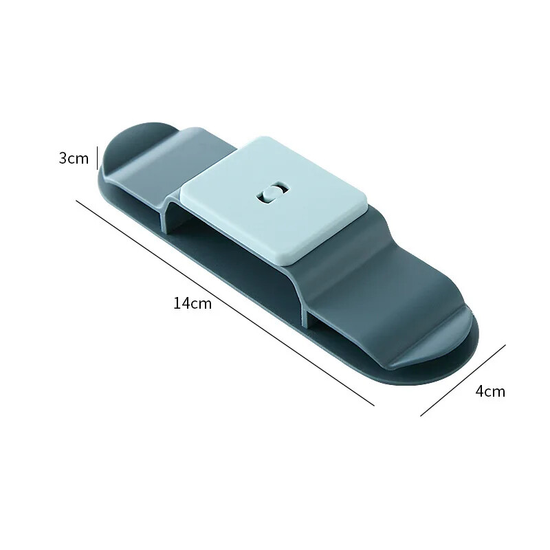1 kom zidni žičani stalak za pohranu, višenamjenski namotač USB kabela, šik žičani organizator, ukras za dom