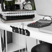 Κλιπ διαχείρισης καλωδίων Cord Organizer Κλιπ διαχείρισης Ακρυλικό υλικό Εργαλείο αποθήκευσης καλωδίου για καλώδια φόρτισης κινητών τηλεφώνων