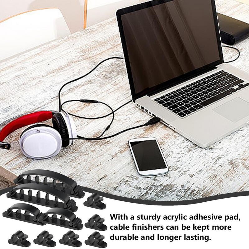 Stezaljke za držač kabela Stezaljke za organiziranje kabela Držač bez probijanja Cvatnje za držač kabela Stezaljke za organizatore kabela za audio kabele i