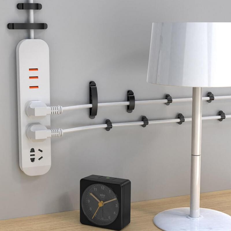 Stezaljke za držač kabela Stezaljke za organiziranje kabela Držač bez probijanja Cvatnje za držač kabela Stezaljke za organizatore kabela za audio kabele i