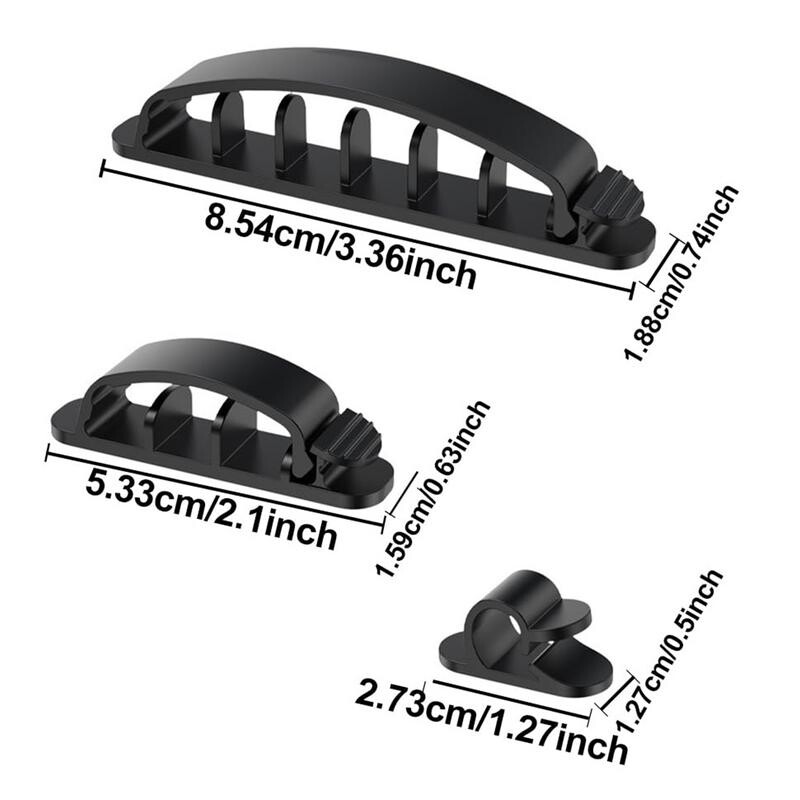 Stezaljke za držač kabela Stezaljke za organiziranje kabela Držač bez probijanja Cvatnje za držač kabela Stezaljke za organizatore kabela za audio kabele i