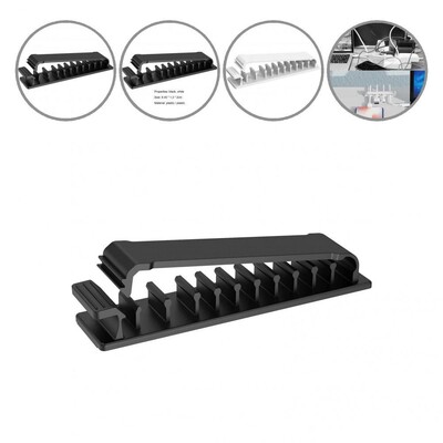 Great Easy to Install Long Lasting Wall Cord Organizer Cable Management for Earphone Cable Clips Cable Organizers