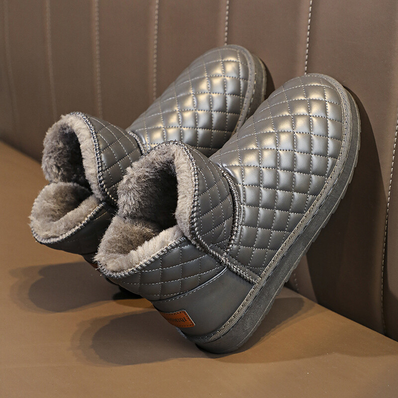 Muške zimske čizme, gležnjače, ravna vanjska obuća, udobne elastične cipele za snijeg, plus baršun, koji održavaju toplinu, visoke, popularni modeli