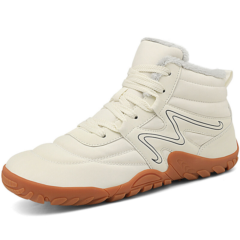 Nove zimske čizme za muškarce Snijeg BareFoot na otvorenom Neklizajuće toplo krzno Ležerne tenisice velike veličine Lagane gležnjače Cipele za planinarenje