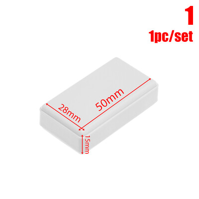 1/2 tk plastist veekindel valge/hall DIY korpuse instrumendi korpus Plastikust elektrooniline projektikarp elektritarvikud