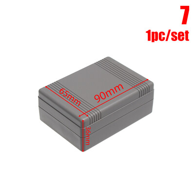 1/2 tk plastist veekindel valge/hall DIY korpuse instrumendi korpus Plastikust elektrooniline projektikarp elektritarvikud