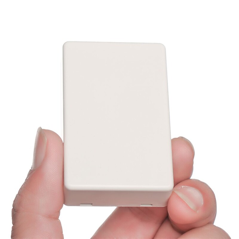 1/2 tk plastist veekindel valge/hall DIY korpuse instrumendi korpus Plastikust elektrooniline projektikarp elektritarvikud