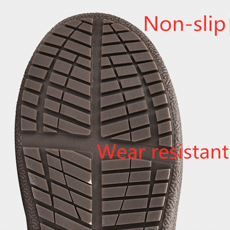 MARSON Muške zimske cipele Jednobojne muške čizme za snijeg Plišane unutarnje strane dna Održavaju toplinu Vodootporne skijaške čizme Plus Veličina 35 - 48