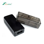 Plastikust veekindel läbipaistva kaanega elektrooniline projektikarbi ümbris Voolupinge toiteallika tuvastamise instrumendi kest