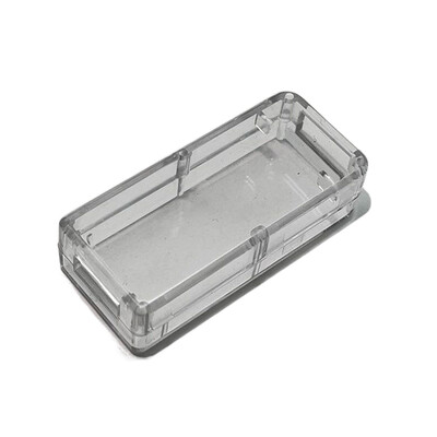 Plastikust veekindel läbipaistva kaanega elektrooniline projektikarbi ümbris Voolupinge toiteallika tuvastamise instrumendi kest