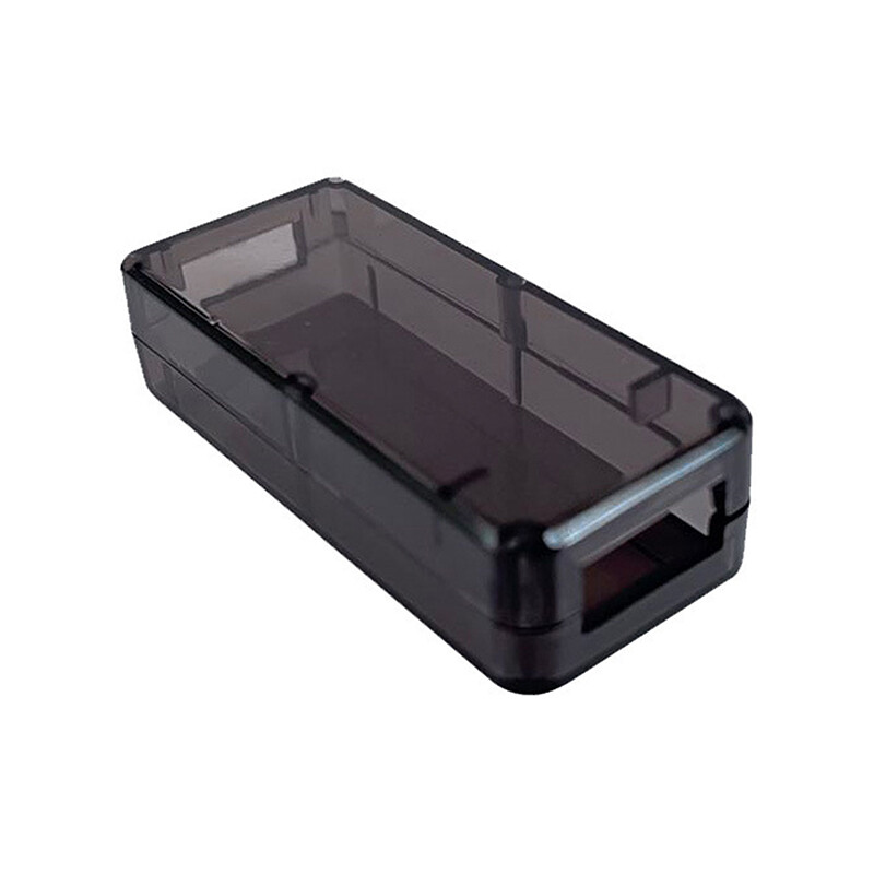 Plastikust veekindel läbipaistva kaanega elektrooniline projektikarbi ümbris Voolupinge toiteallika tuvastamise instrumendi kest