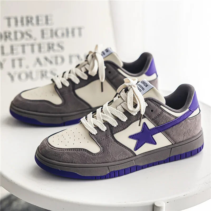 Ljetne muške ležerne tenisice Trend Mješovite boje Zvjezdane sportske cipele za trčanje Tenisice Tenisice za košarku Tenisice za hodanje i trčanje