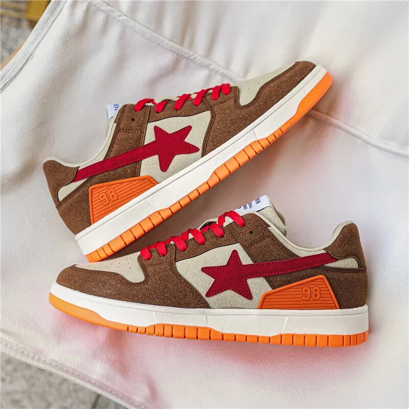 Ljetne muške ležerne tenisice Trend Mješovite boje Zvjezdane sportske cipele za trčanje Tenisice Tenisice za košarku Tenisice za hodanje i trčanje