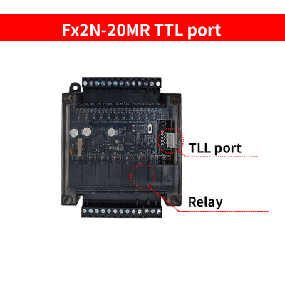 PLC FX2N-20MR FX2N-20MT Προγραμματιζόμενος λογικός ελεγκτής DC Τρανζίστορ/Μονάδα ρελέ Βιομηχανικός πίνακας ελέγχου 12 Είσοδος 8 Έξοδος