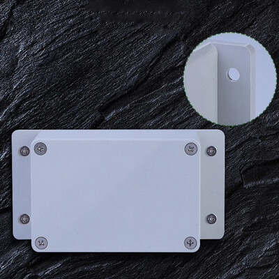 1 tk valge elektroonika projektikarp ABS veekindel ühenduskarbi kruvid väliskorpuse plastkarp DIY korpuse instrumendi ümbris