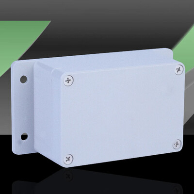 1 tk valge elektroonika projektikarp ABS veekindel ühenduskarbi kruvid väliskorpuse plastkarp DIY korpuse instrumendi ümbris