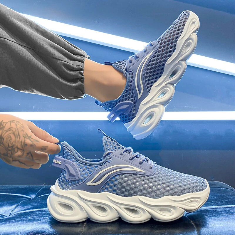 Lagane muške ležerne tenisice za trčanje Mrežaste košarkaške trendove 2024. Originalne modne široke vanjske cipele za muškarce Sve marke 39 Y2k