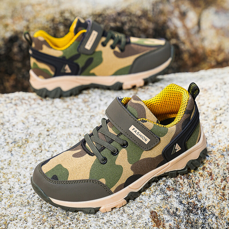 Nove kamuflažne dječje cipele za planinarenje Neklizajuće gumene tenisice za planinarenje na otvorenom za djecu Cipele za planinarenje