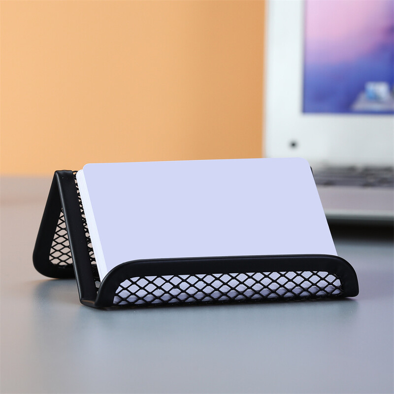 Metalinio tinklelio tinklelis Vizitinių kortelių vardų laikikliai Ekrano stovo ekrano stovas Stalinis staliukas Mobiliojo telefono laikiklis Biuro reikmenys