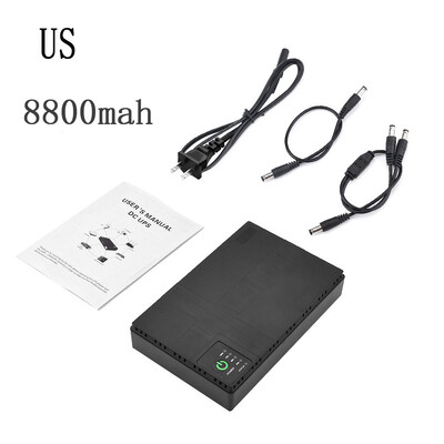 Mini UPS Router Optikai Cat adapter Szünetmentes tápegység DC tartalék tápegység AC 110V 220V DC 5V 9V 12V 15V 24V