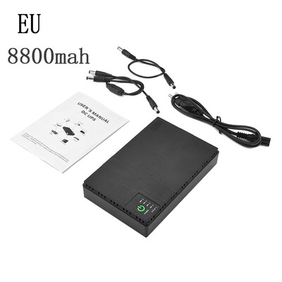 Mini UPS Router Optikai Cat adapter Szünetmentes tápegység DC tartalék tápegység AC 110V 220V DC 5V 9V 12V 15V 24V