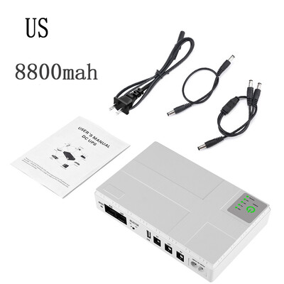 Mini UPS Router Optikai Cat adapter Szünetmentes tápegység DC tartalék tápegység AC 110V 220V DC 5V 9V 12V 15V 24V