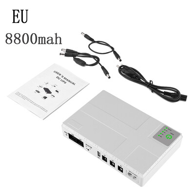 Mini UPS Router Optikai Cat adapter Szünetmentes tápegység DC tartalék tápegység AC 110V 220V DC 5V 9V 12V 15V 24V