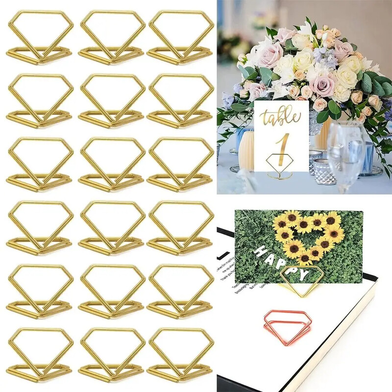 Držači čestitki Svadbeni stol Držač brojeva Stalci Naljepnice s imenima za sjedenje Isječci za kartice za fotografije Stalak za kartice sa slikama