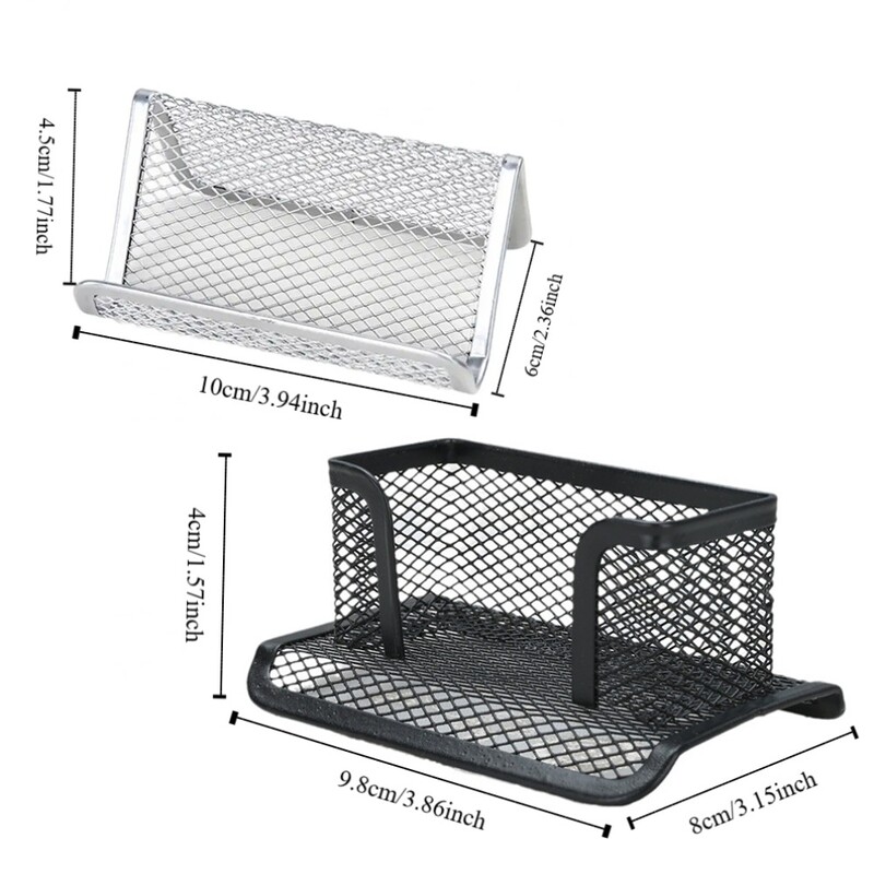 Mrežasti metalni držač kartica Metalni mrežasti izdržljiv stalak za posjetnice