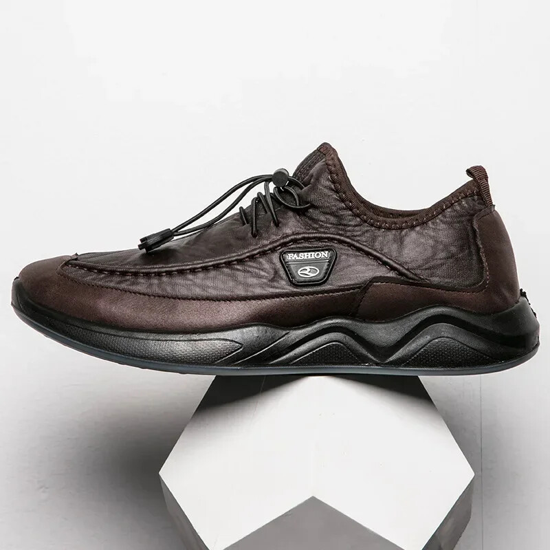 Marka Zimske muške čizme Kožne čizme od mikrovlakana Muške plišane tople uzročne cipele Vodootporne muške čizme Muške tenisice 2024.