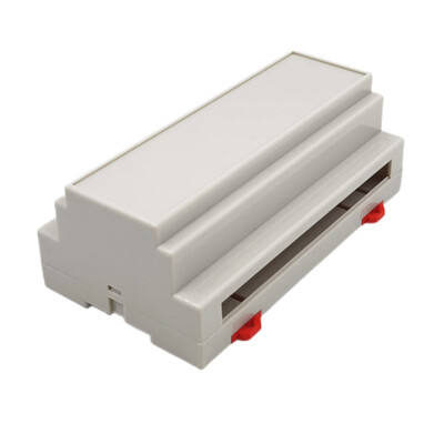 1 TK PLC DIN 35-rööpaline elektriline kest ohutusvõre instrumendi korpus ABS plastikust korpus 88X158X59MM 4-04 ühenduskarbid