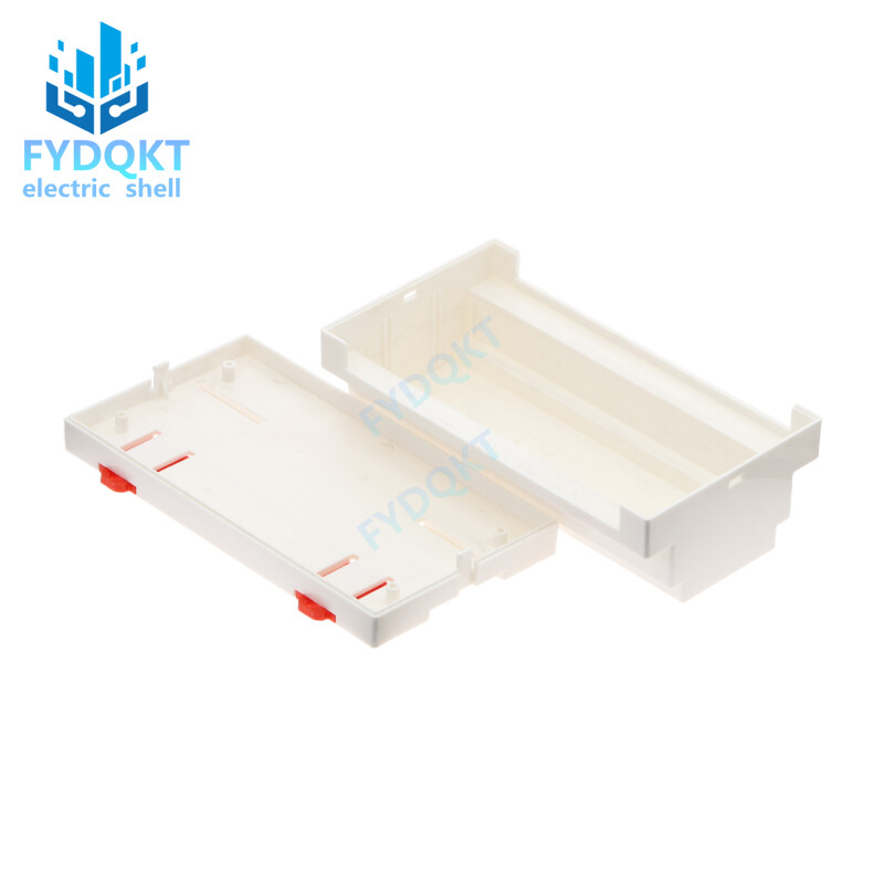 1 TK PLC DIN 35-rööpaline elektriline kest ohutusvõre instrumendi korpus ABS plastikust korpus 88X158X59MM 4-04 ühenduskarbid