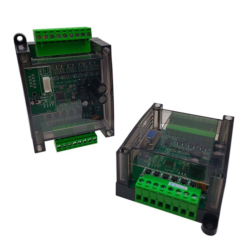 1 tk FX2N-10MT 10MR PLC tööstuslik juhtplaat programmeeritav loogiline kontroller DC transistori mooduli relee loogika TTL port