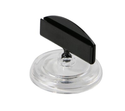 Black Clear Ps Πλαστική πινακίδα κλιπ βάσης ετικέτας Βάση τραπεζιού γάμου Γραφείο Όνομα Αριθμός κάρτας Ετικέτα τιμής Εικόνα Riser Ράφι προβολής
