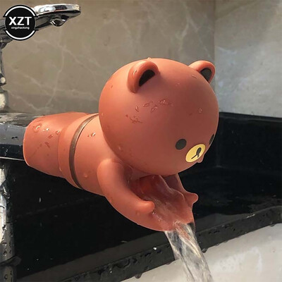Hot Selling Cute Animal Baucet Extender Παιδιά Βοήθεια στο πλύσιμο των χεριών Νεροχύτης Παιχνίδια μπάνιου Βρύσης Προέκταση στομίου που αντέχει στο πιτσίλισμα