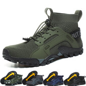 Υψηλής κορυφής Barefoot Upstream Water Παπούτσια Trekking Mountain Boots Αντιολισθητικά πάνινα παπούτσια πεζοπορίας Υπαίθρια παπούτσια ανθεκτικά στη φθορά