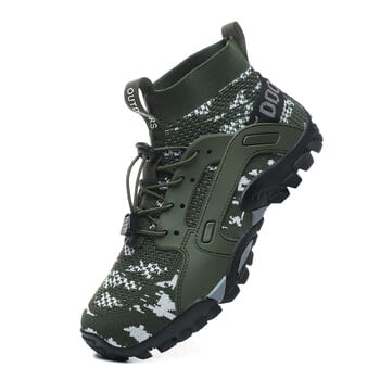 Υψηλής κορυφής Barefoot Upstream Water Παπούτσια Trekking Mountain Boots Αντιολισθητικά πάνινα παπούτσια πεζοπορίας Υπαίθρια παπούτσια ανθεκτικά στη φθορά