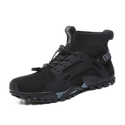 Υψηλής κορυφής Barefoot Upstream Water Παπούτσια Trekking Mountain Boots Αντιολισθητικά πάνινα παπούτσια πεζοπορίας Υπαίθρια παπούτσια ανθεκτικά στη φθορά