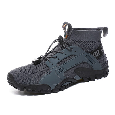 Υψηλής κορυφής Barefoot Upstream Water Παπούτσια Trekking Mountain Boots Αντιολισθητικά πάνινα παπούτσια πεζοπορίας Υπαίθρια παπούτσια ανθεκτικά στη φθορά