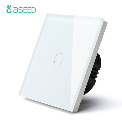 BSEED EU Standard Ενιαία πρίζα τροφοδοσίας Διακόπτης αφής Usb Πρίζες τοίχου Διπλές πρίζες Τριπλές πρίζες τοίχου Τετραπλές γυάλινες πρίζες