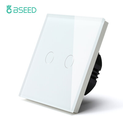 BSEED EU Standard Ενιαία πρίζα τροφοδοσίας Διακόπτης αφής Usb Πρίζες τοίχου Διπλές πρίζες Τριπλές πρίζες τοίχου Τετραπλές γυάλινες πρίζες
