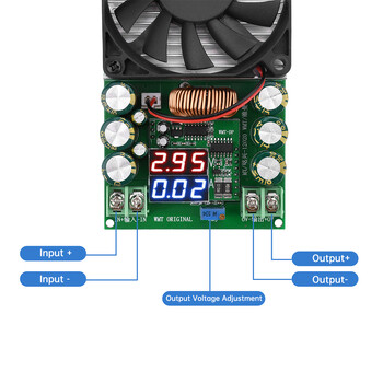 600W 30A DC-DC Step Down Module CV CC Ρυθμιζόμενος μετατροπέας Buck 120V 100V 96V 84V Οθόνη Solar LED Driver Power