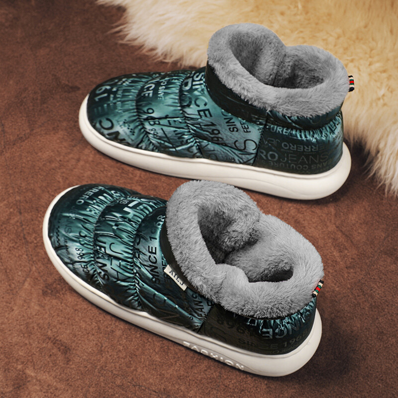 Muške čizme za snijeg Zimske cipele za muškarce Tople gležnjače Trendy višeslojne protuklizne debele plišane čizme za muškarce Pamučna cipela Popularno