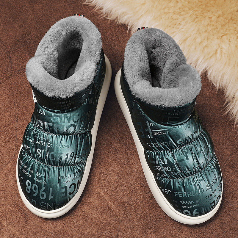 Muške čizme za snijeg Zimske cipele za muškarce Tople gležnjače Trendy višeslojne protuklizne debele plišane čizme za muškarce Pamučna cipela Popularno