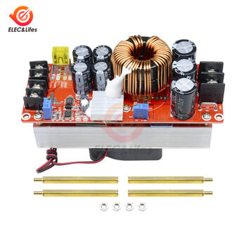 1800W 40A 1500W 30A 1200W 20A DC-DC усилващ преобразувател Модул за захранване 10-60V до 12-90V Зарядно устройство с регулируемо напрежение